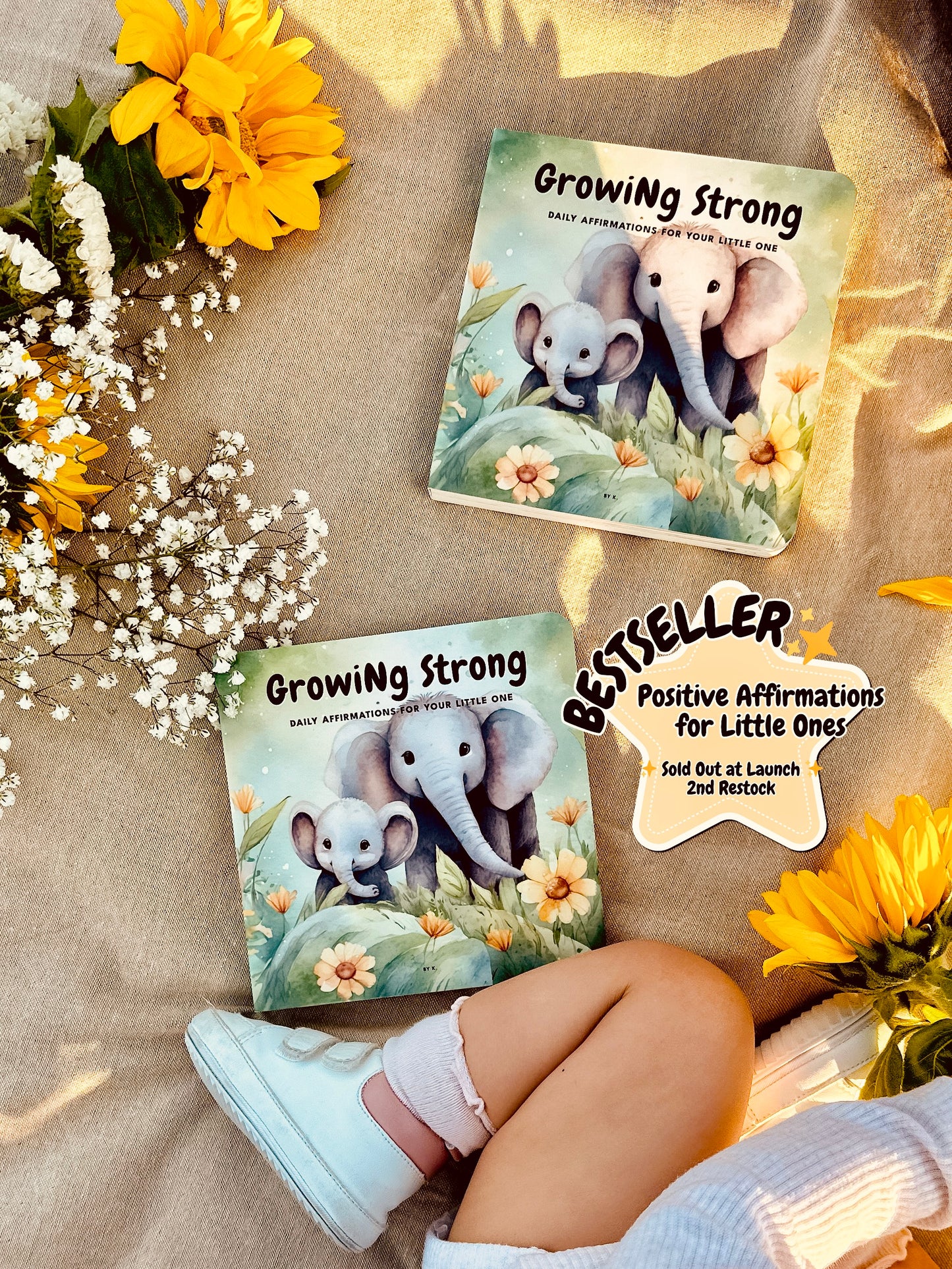 Growing Strong: Daily Affirmations for Little Ones ππ (Board Book)