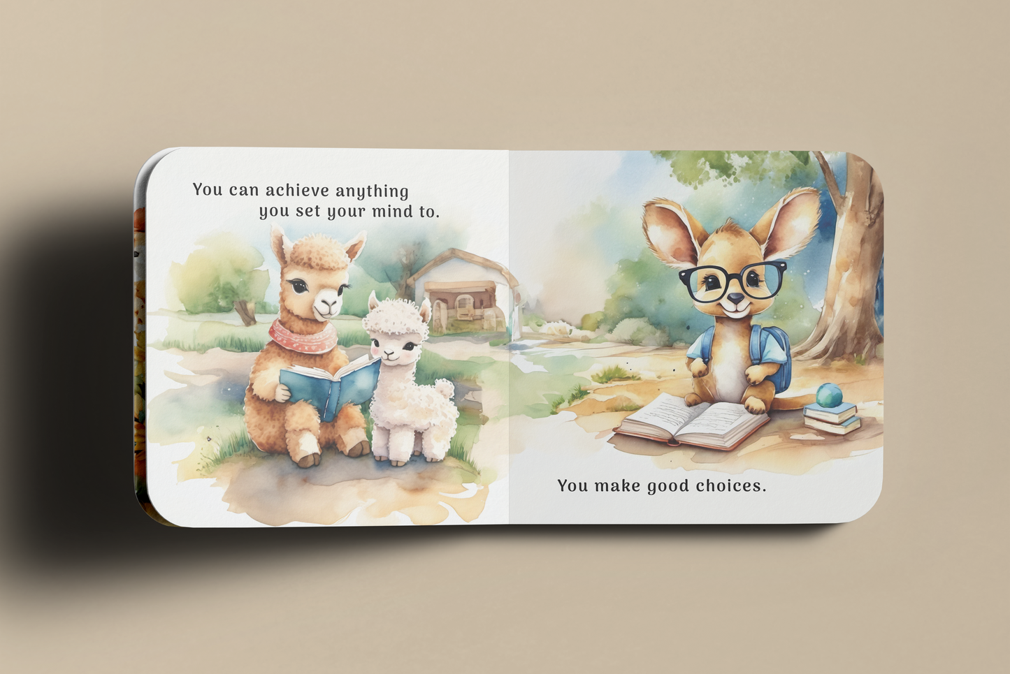 Growing Strong: Daily Affirmations for Little Ones 🐘💛 (Board Book)